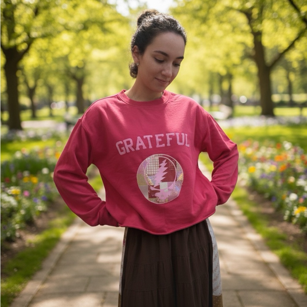 Grateful Pink Sweatshirt - Picture 2 of 2